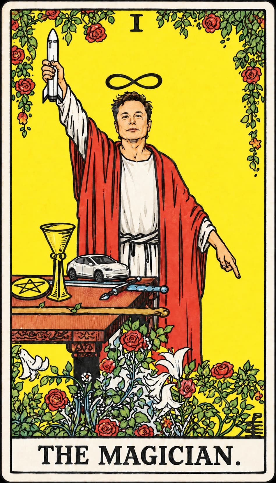 Elon Musk as The Magician