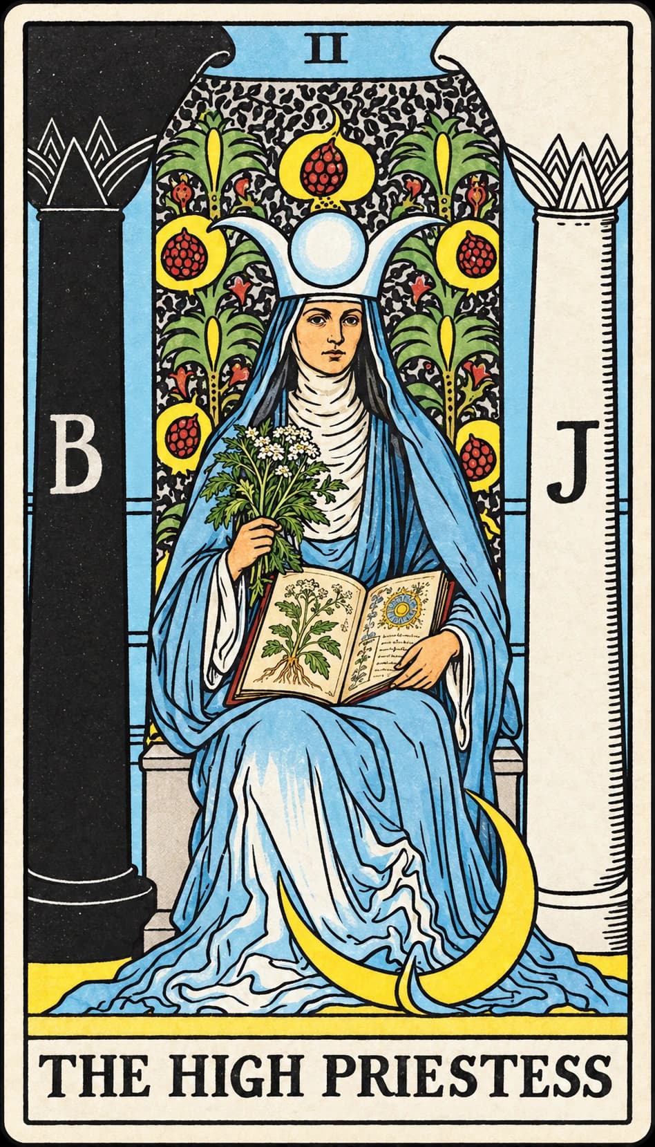 Hildegard of Bingen as The High Priestess