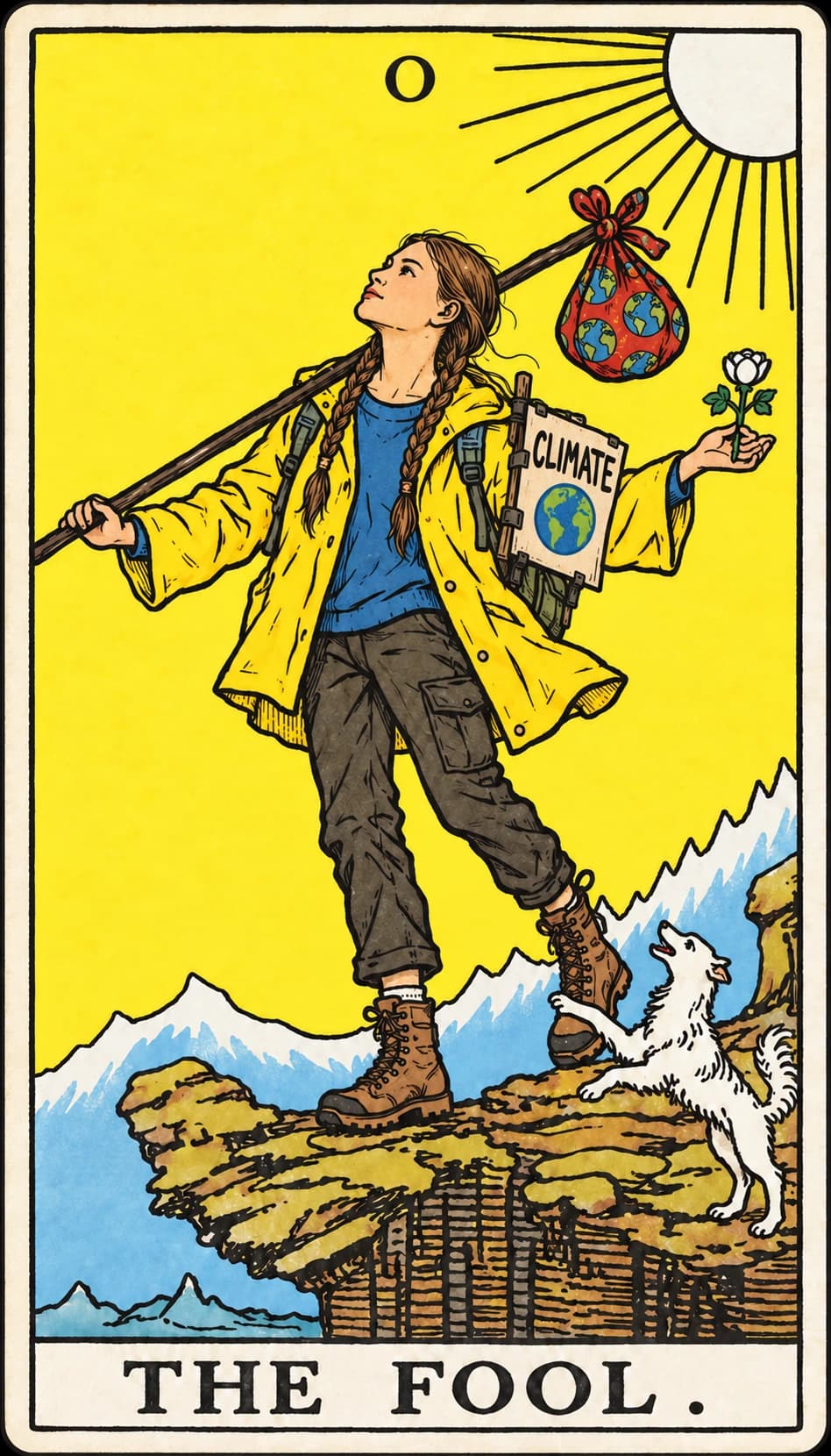 Greta Thunberg as The Fool