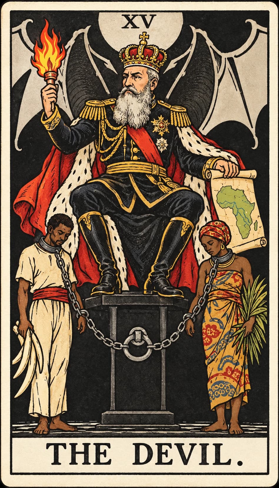 Leopold II as The Devil