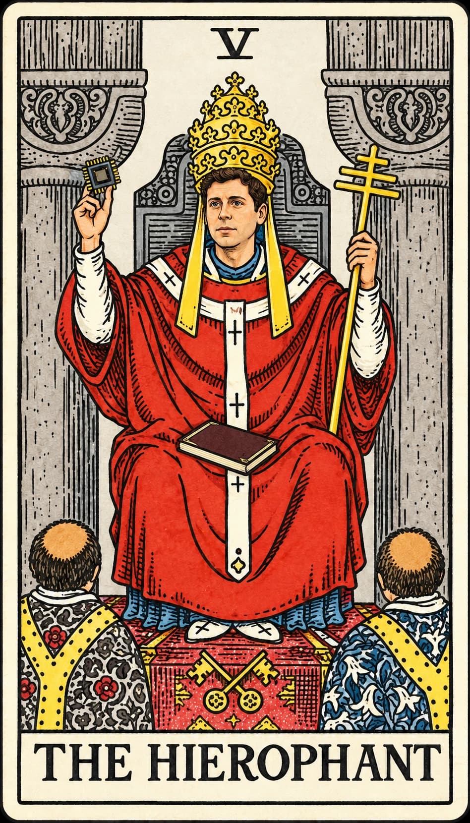 Sam Altman as The Hierophant