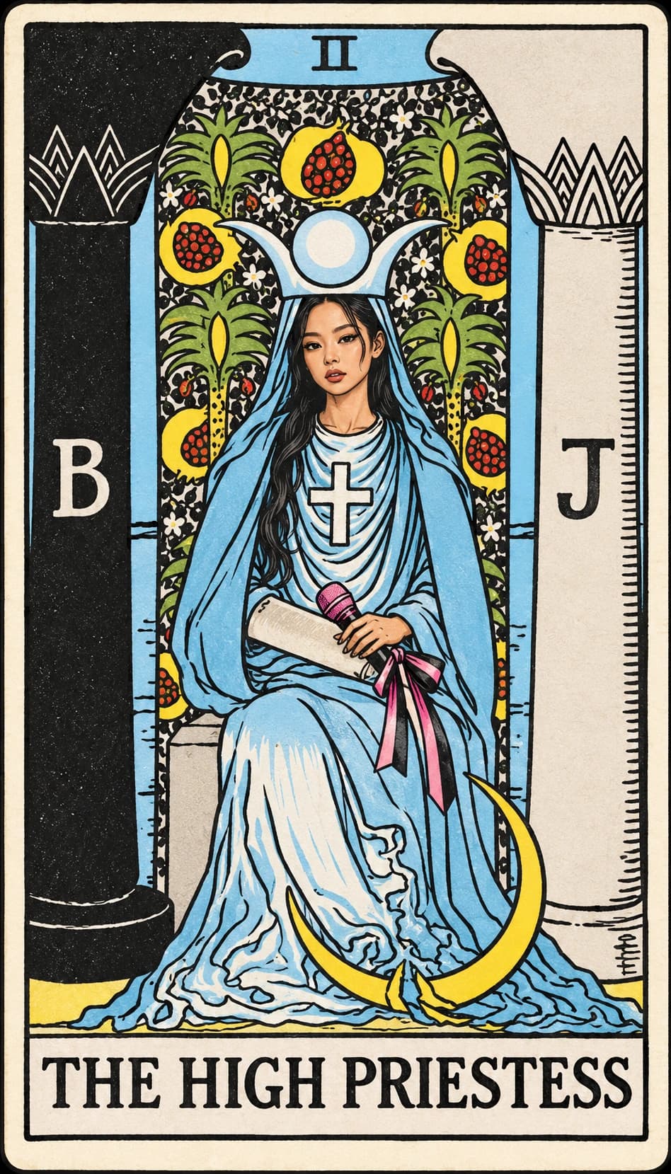 Jennie of BLACKPINK as The High Priestess