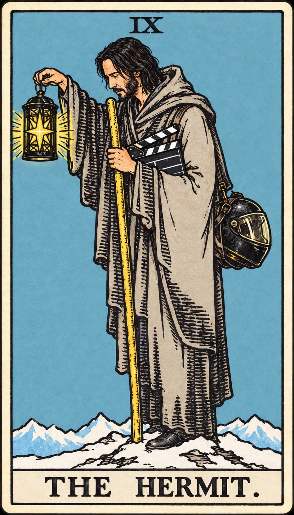 Keanu Reeves as The Hermit