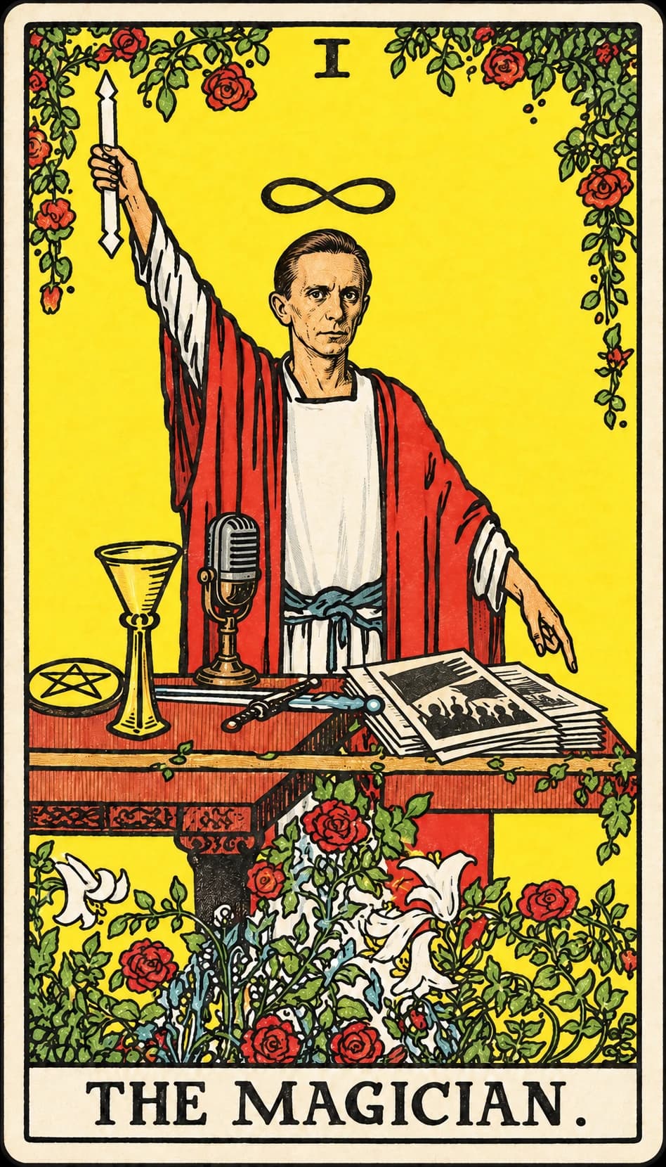 Joseph Goebbels as The Magician