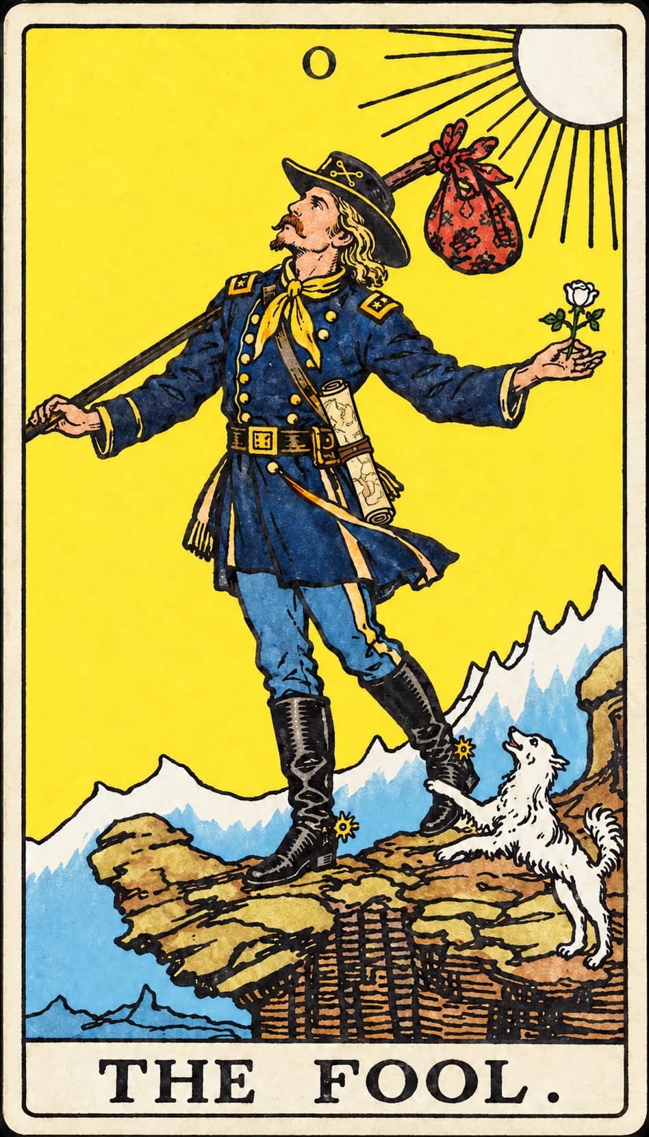 George Armstrong Custer as The Fool