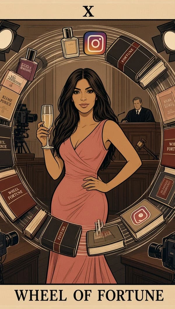 Kim Kardashian as Wheel of Fortune