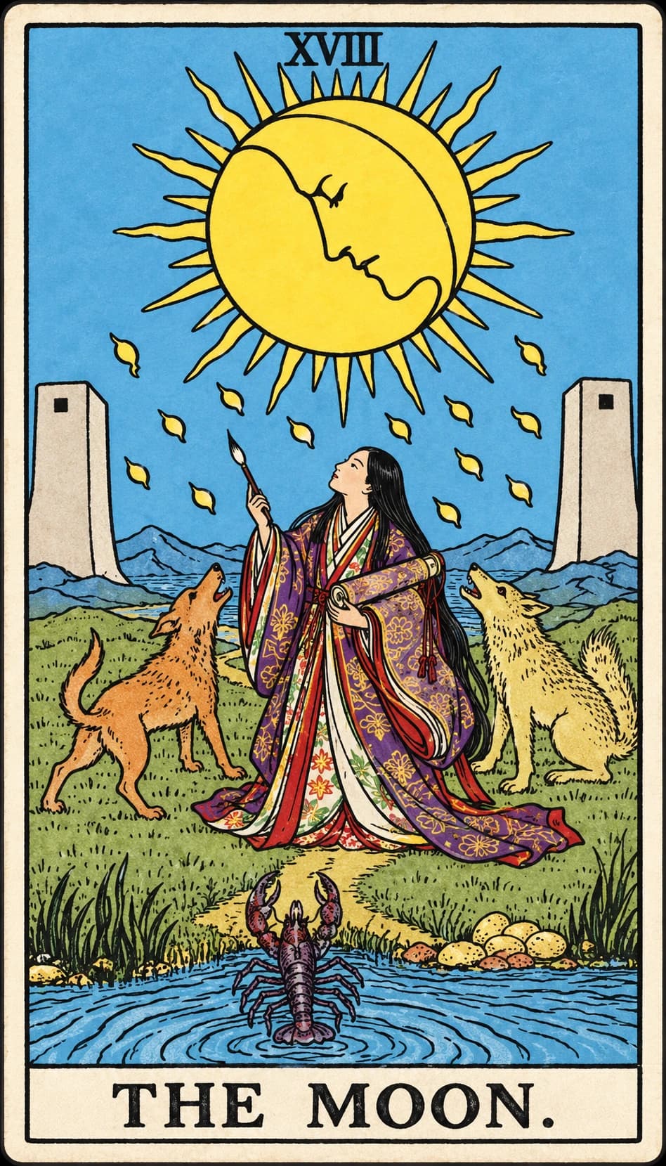 Murasaki Shikibu as The Moon